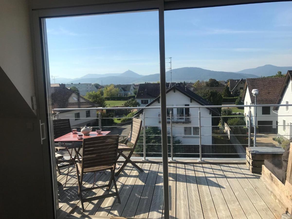 Appartement Chaleureux Et Lumineux Avec Vue ! Au Centre Alsace Selestat Exterior photo